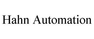 HAHN AUTOMATION