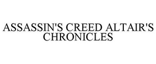 ASSASSIN'S CREED ALTAIR'S CHRONICLES