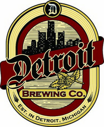 D DETROIT BREWING CO. EST IN DETROIT, MICHIGAN