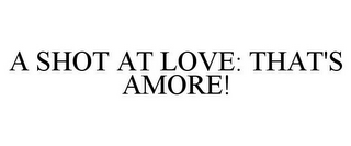 A SHOT AT LOVE: THAT'S AMORE!