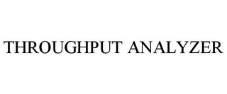 THROUGHPUT ANALYZER