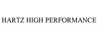 HARTZ HIGH PERFORMANCE