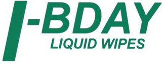I-BDAY LIQUID WIPES