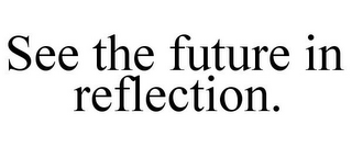 SEE THE FUTURE IN REFLECTION.