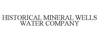 HISTORICAL MINERAL WELLS WATER COMPANY