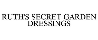 RUTH'S SECRET GARDEN DRESSINGS