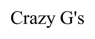 CRAZY G'S