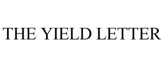 THE YIELD LETTER