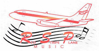 RSP RED STRIPE PLANE MUSIC