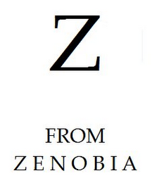 Z FROM ZENOBIA