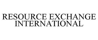 RESOURCE EXCHANGE INTERNATIONAL