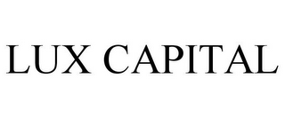 LUX CAPITAL