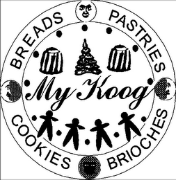 MY KOOG BREADS PASTRIES COOKIES BRIOCHES