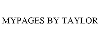 MYPAGES BY TAYLOR