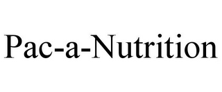PAC-A-NUTRITION