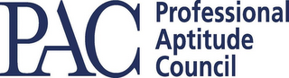 PAC PROFESSIONAL APTITUDE COUNCIL