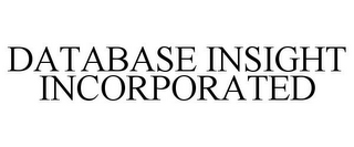 DATABASE INSIGHT INCORPORATED