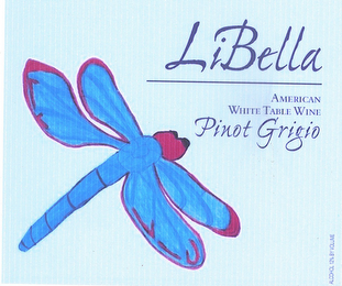 LIBELLA AMERICAN WHITE TABLE WINE PINOT GRIDIO