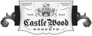 CASTLE WOOD RESERVE PREMIUM QUALITY PREMIUM TASTE TRADE MARK