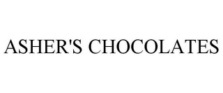 ASHER'S CHOCOLATES