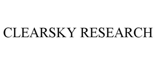 CLEARSKY RESEARCH
