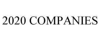 2020 COMPANIES