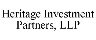 HERITAGE INVESTMENT PARTNERS, LLP