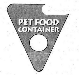 PET FOOD CONTAINER