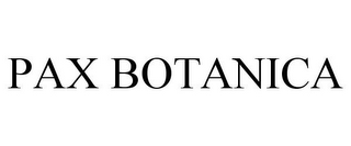 PAX BOTANICA