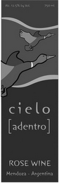 CIELO [ADENTRO] ROSE WINE MENDORA - ARGENTINA ALC 12.5% BY VOL. 750 ML