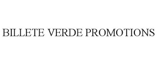 BILLETE VERDE PROMOTIONS