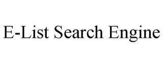 E-LIST SEARCH ENGINE