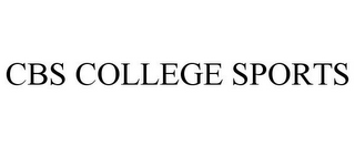 CBS COLLEGE SPORTS