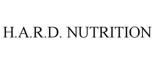 H.A.R.D. NUTRITION