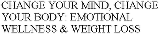 CHANGE YOUR MIND, CHANGE YOUR BODY: EMOTIONAL WELLNESS & WEIGHT LOSS