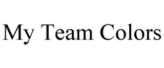 MY TEAM COLORS