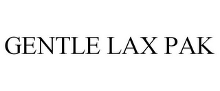 GENTLE LAX PAK