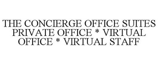 THE CONCIERGE OFFICE SUITES PRIVATE OFFICE * VIRTUAL OFFICE * VIRTUAL STAFF