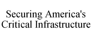 SECURING AMERICA'S CRITICAL INFRASTRUCTURE