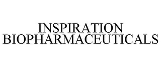 INSPIRATION BIOPHARMACEUTICALS