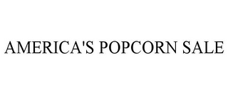 AMERICA'S POPCORN SALE