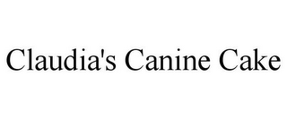 CLAUDIA'S CANINE CAKE