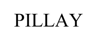 PILLAY
