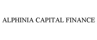 ALPHINIA CAPITAL FINANCE