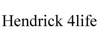 HENDRICK 4LIFE