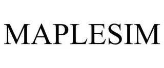 MAPLESIM