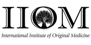 IIOM INTERNATIONAL INSTITUTE OF ORIGINAL MEDICINE