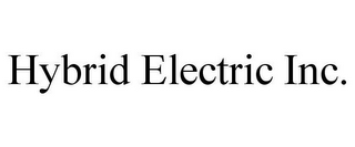 HYBRID ELECTRIC INC.