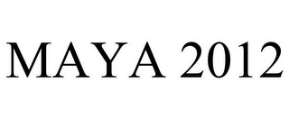 MAYA 2012