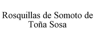 ROSQUILLAS DE SOMOTO DE TOÑA SOSA